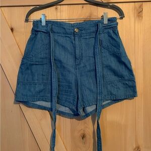 Old Navy High Waist Denim Blue Shorts